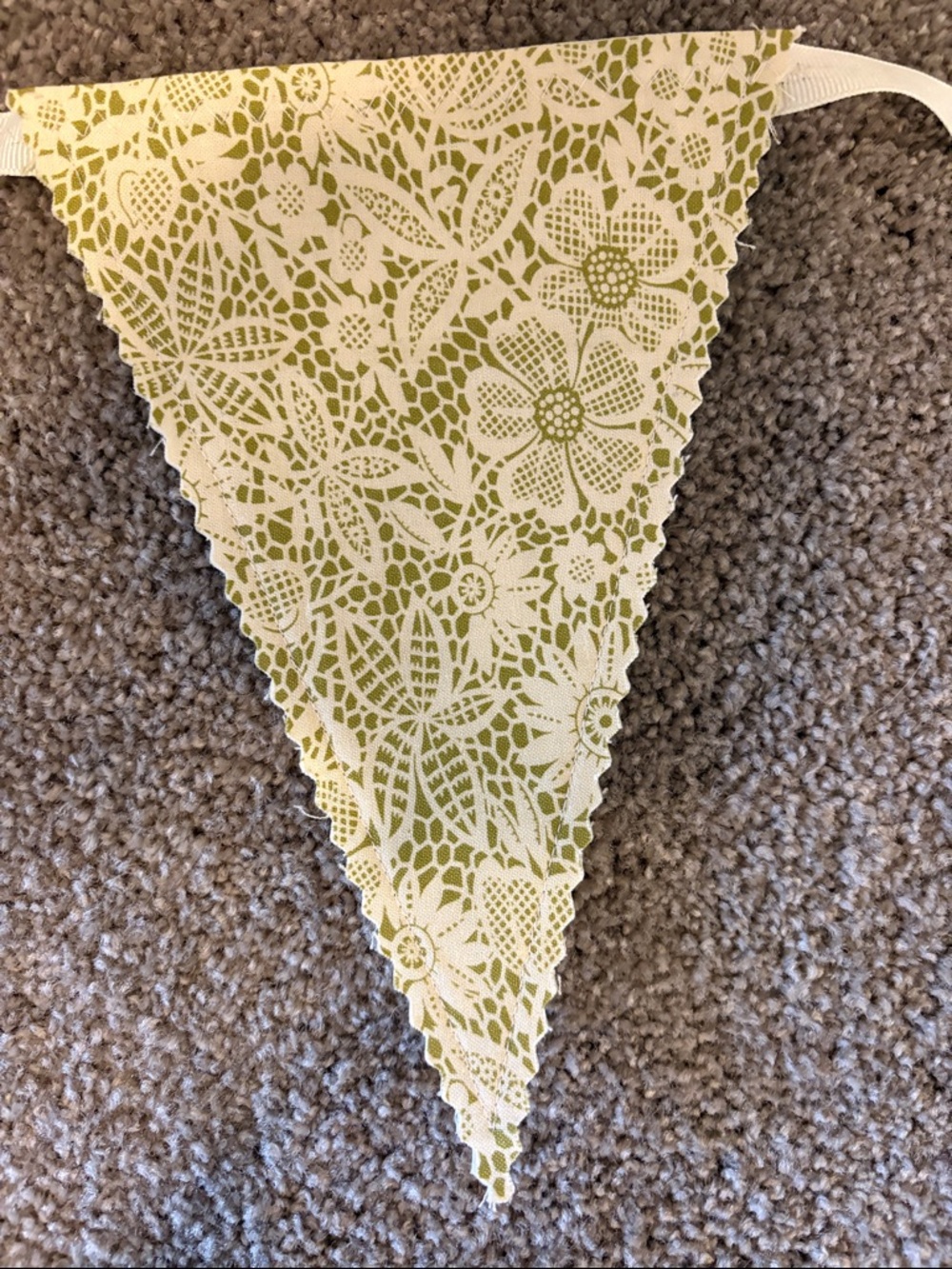 Handmade Cotton Triangle Bunting Garland - Multicolor - Picture 14 of 14